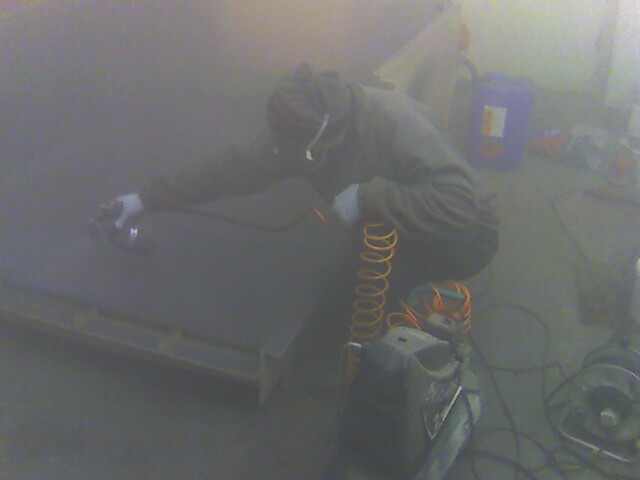 Yes, it really wasn't possible to see across the workshop! Yes, it really wasn't possible to see across the workshop!