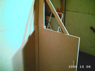 Mould under construction Mould under construction